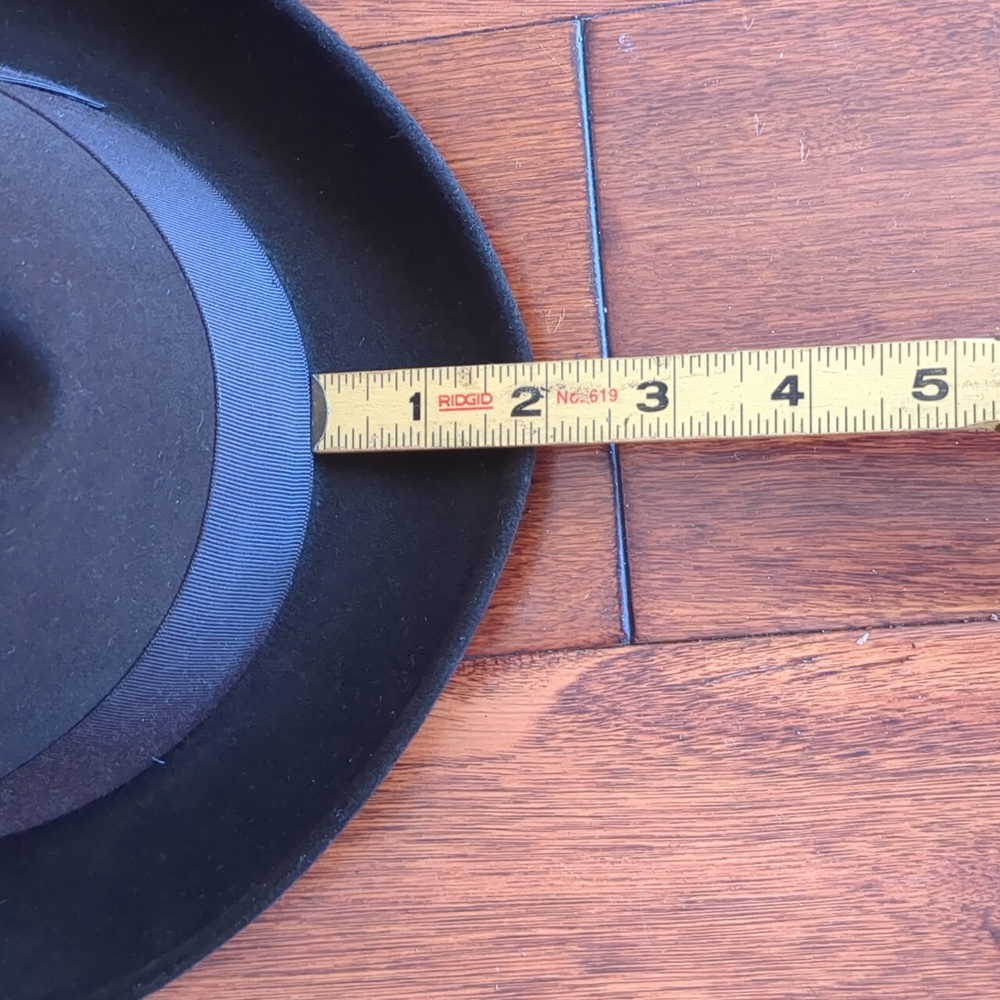 MEN'S VINTAGE DOBBS FELT BROWN FEDORA SIZE 6 7/8 - Picture 11 of 16